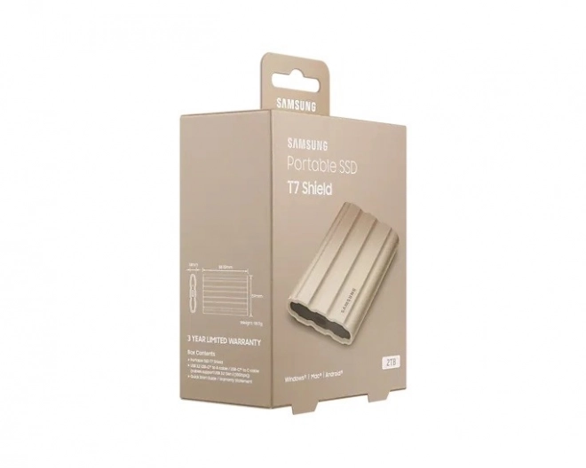 SSD Disk T7 Shield 2TB USB 3.2 béžový