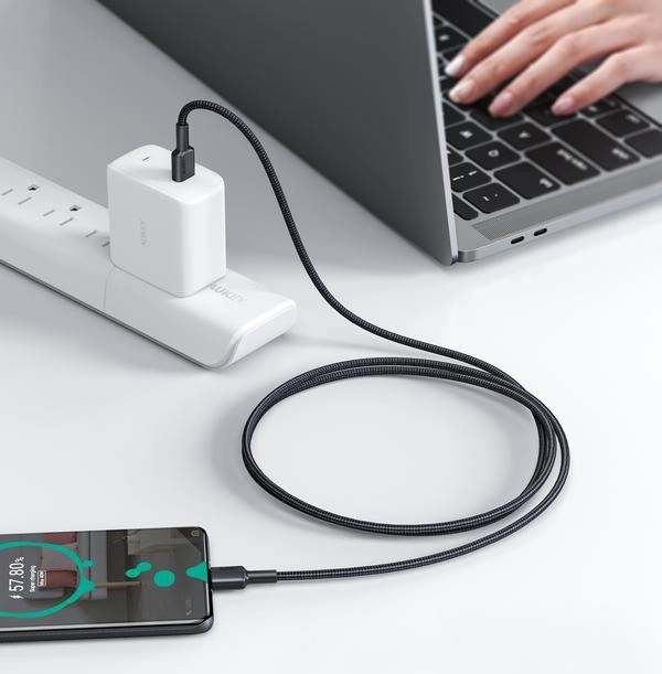 Nylonový USB-C kábel - AUKEY