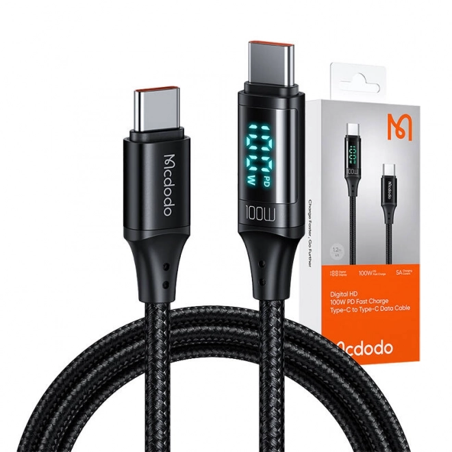 Kábel Mcdodo USB-C na USB-C, 100 W, 1,2 m