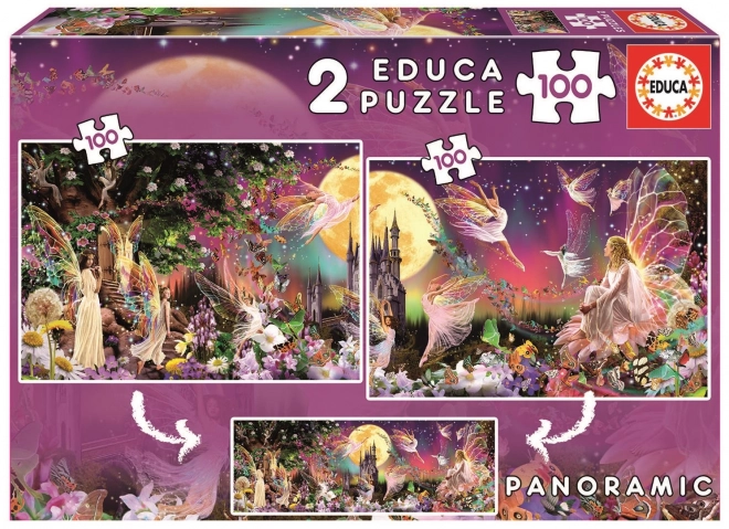 Educa Puzzle Panorama Pohádkové Víly