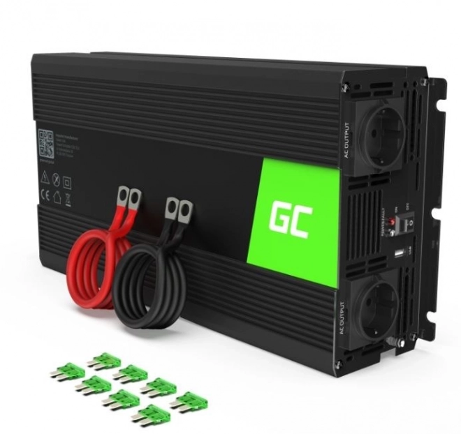 Prídavný transformátor Green Cell 12V/230V s modifikovanou sínusoidou