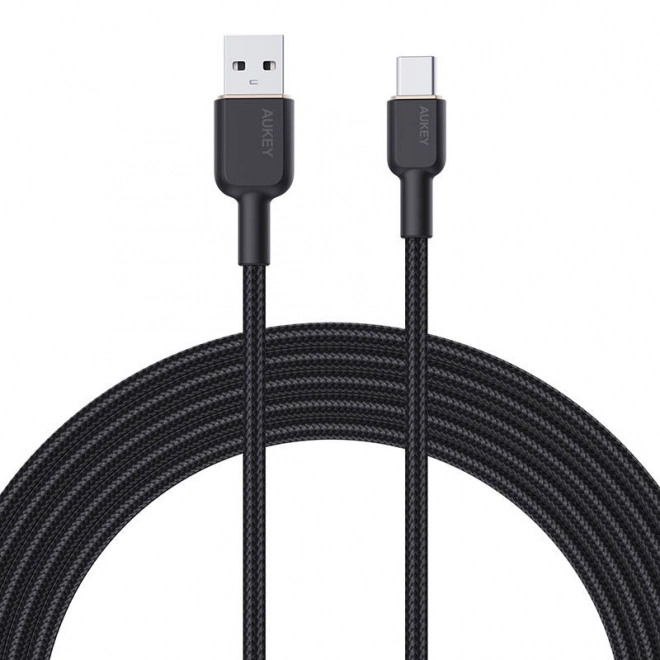 Nylonový USB C - USB A kábel AUKEY 1.8m 60W PD