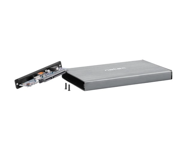Externý obal na HDD/SSD Rhino GO 2,5 USB 3.0 šedý