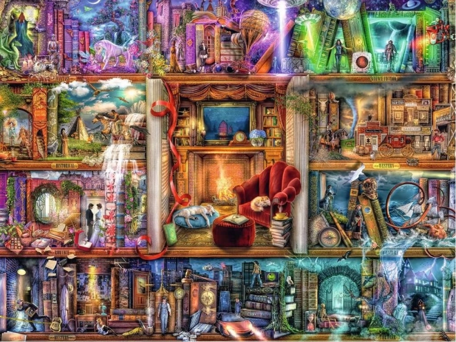 Puzzle Veľká knižnica 1500 dielikov