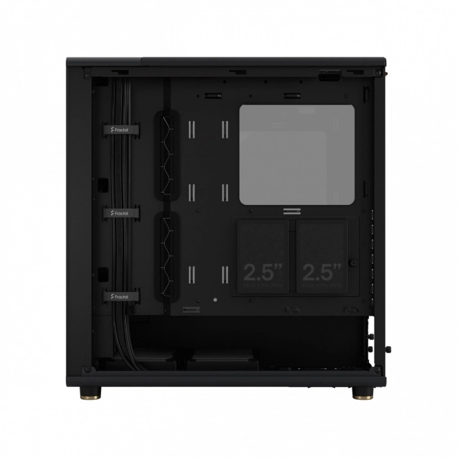 Fractal Design skrinka North čierna s drevenými prvkami