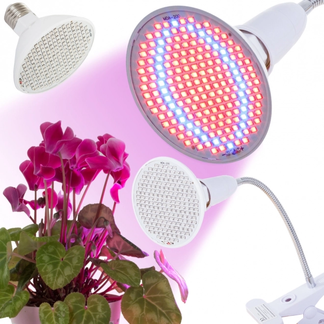 Led lampa na pestovanie rastlín 200 LED 20W