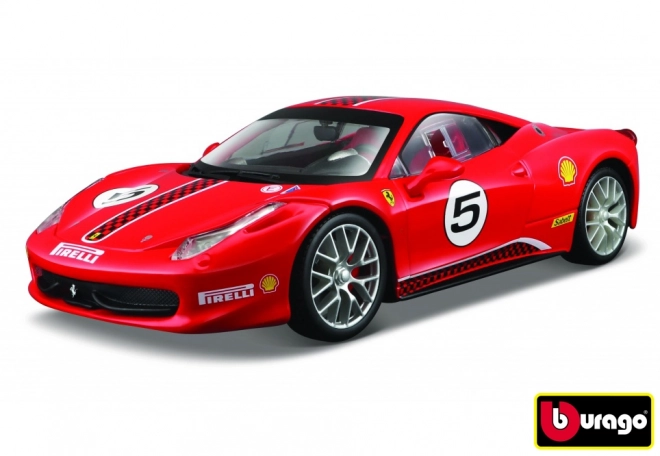 Ferrari Racing 458 Challenge červená model 1:24 od Bburago