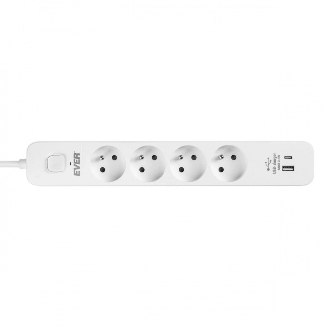 Antiprepäťová ochranná lišta s nabíjaním USB PROTECT