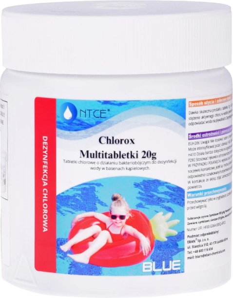 Chlórové tablety pre dezinfekciu bazéna 20g