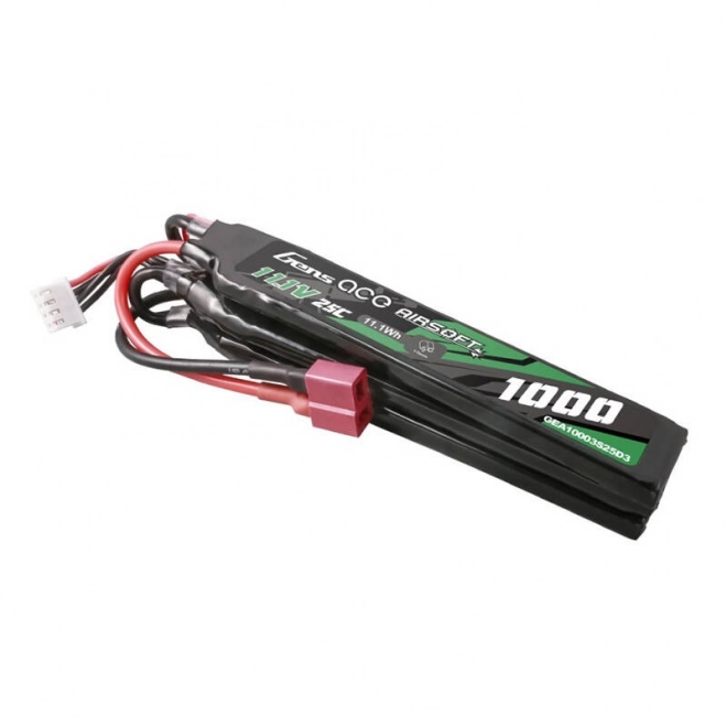 Lipo batéria Gens Ace 1000mAh 11.1V pre airsoft