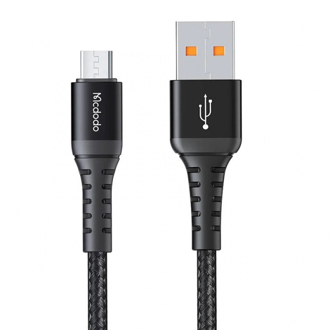 Kabel Micro-USB 0,2 m čierny