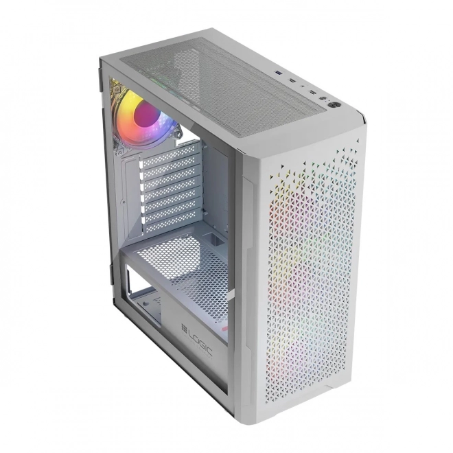 Počítačová skrinka Logic Aramis ARGB Midi USB 3.0 biela