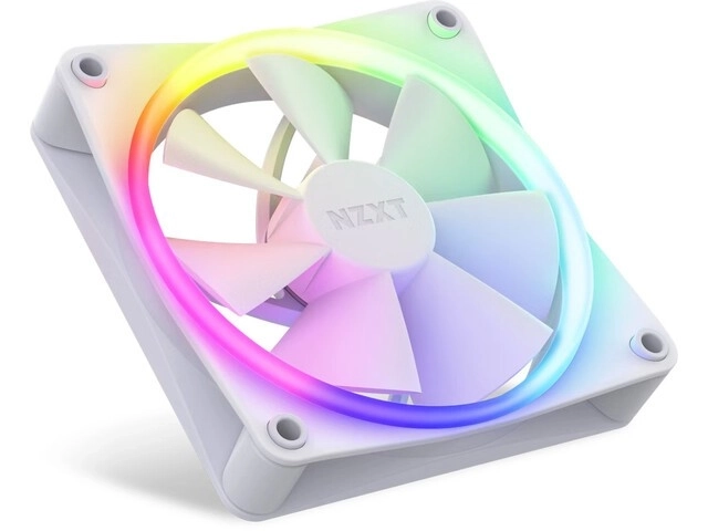 Sada 3 ventilátorov NZXT F120 RGB s regulátorom biele