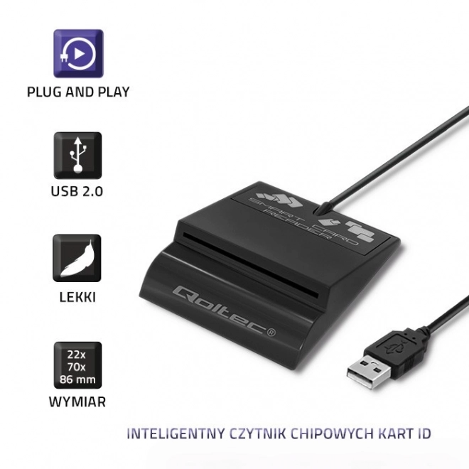 Inteligentná čítačka čipových kariet USB typu C