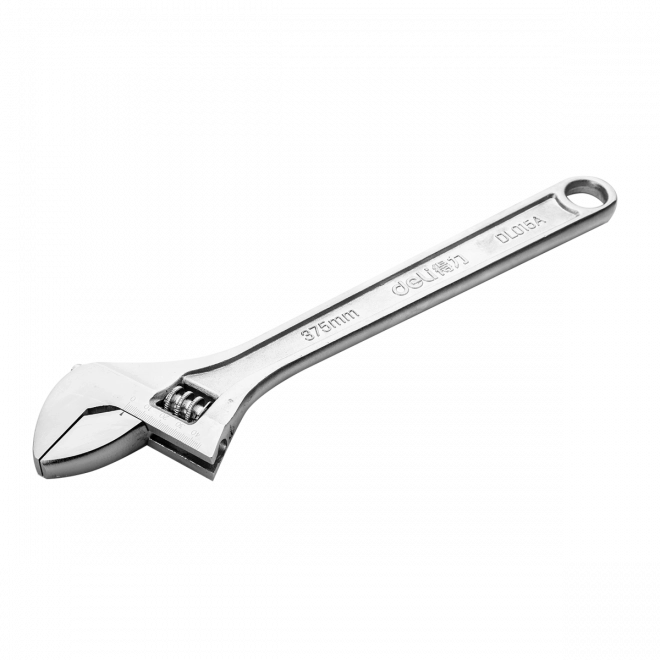 Nastaviteľný kľúč Deli Tools 15" Strieborný