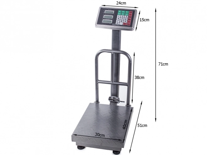 Elektronická skladová váha s oporou do 100 kg