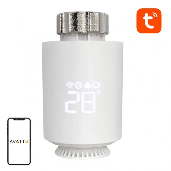Inteligentný termostatický ventil Avatto Zigbee 3.0 Tuya