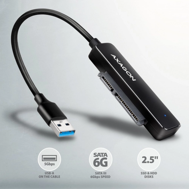 Usb-a adaptér SATA SSD/HDD AXAGON FASTPort2