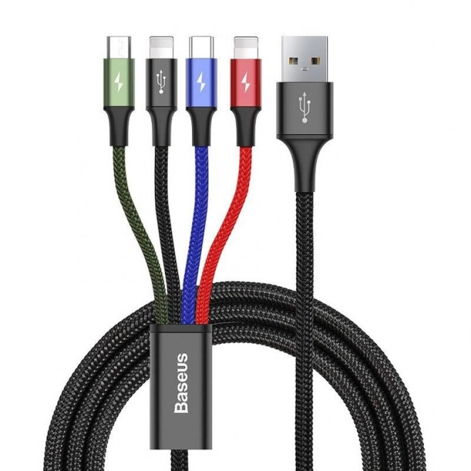 Rýchly nabíjací USB kábel Baseus 4v1