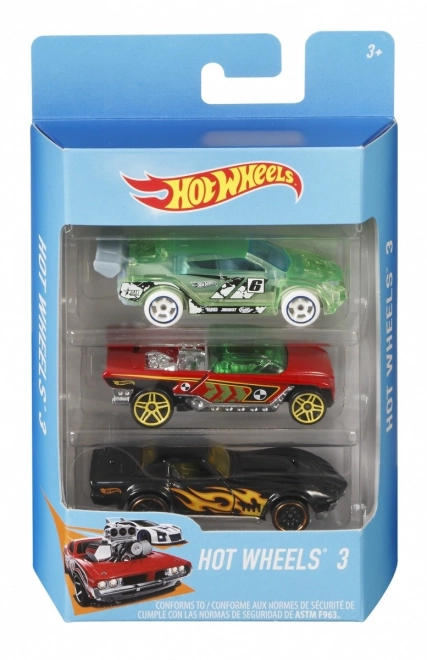 Hot Wheels Sada Autíčok 3ks