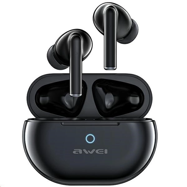 Bluetooth stereo slúchadlá T61 TWS čierne