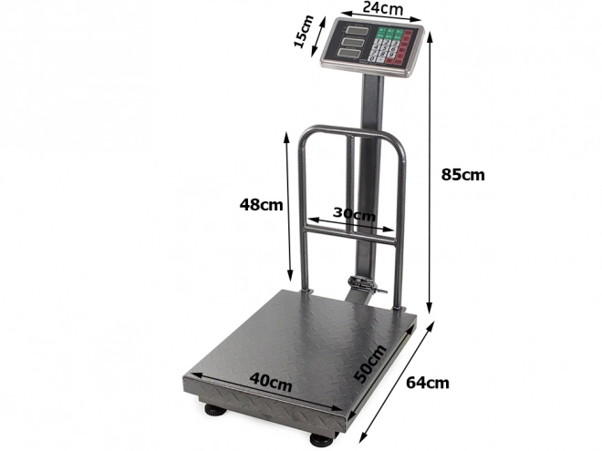 Elektronická skládacia váha na sklady 300kg LCD