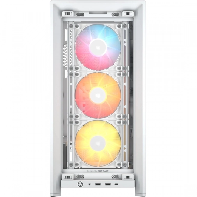 Modulárna počítačová skriňa FRAME 4000D RS ARGB biela Mid Tower ATX