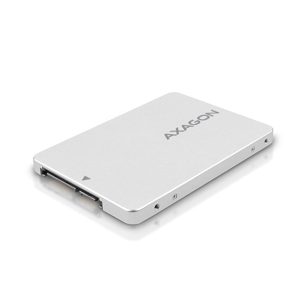 Interná strieborná 2.5" skrinka na SSD M.2 SATA