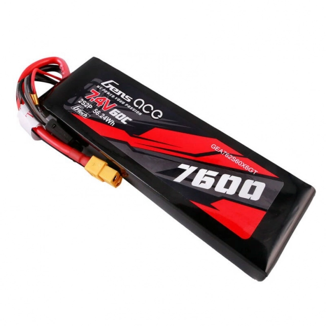 Gens Ace G-Tech 7600mAh 7.4V 60C 2S2P Lipo Batéria