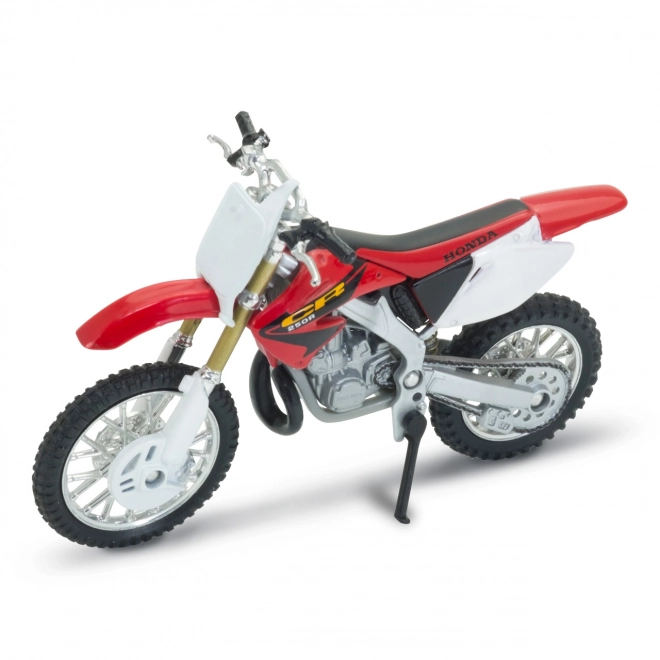 Welly motorka Honda CR250R červená