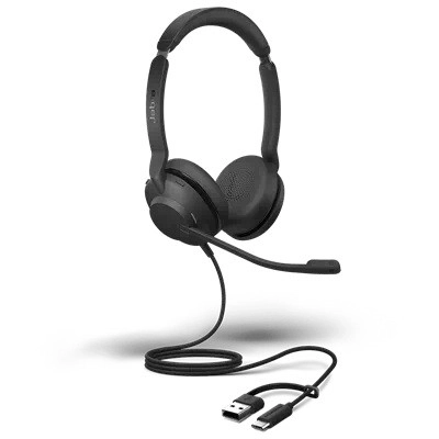 Ľahké a pohodlné slúchadlá Jabra Evolve2 30 SE