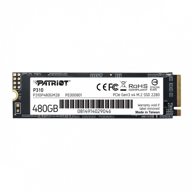 Rýchly SSD disk Patriot NVMe 480GB