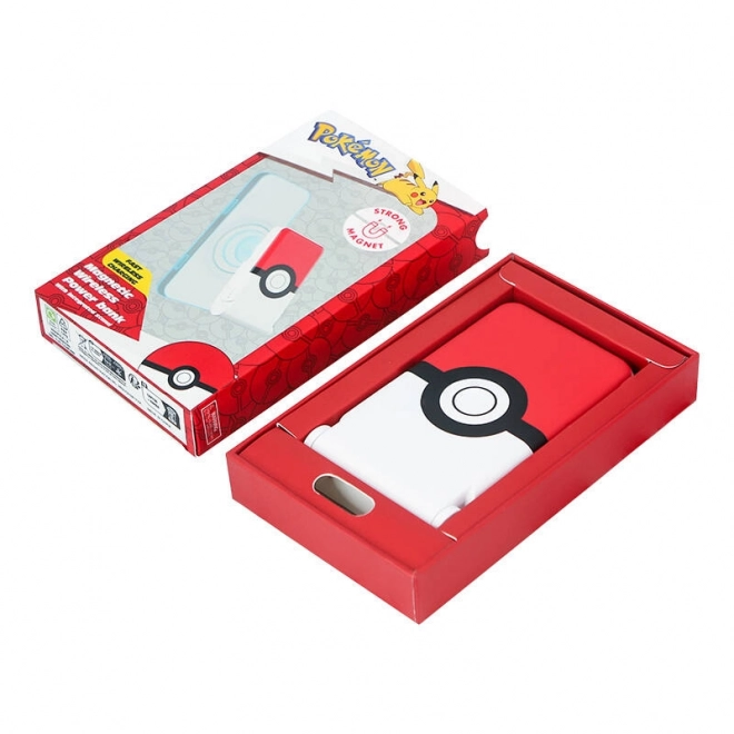 Indukčná powerbanka Pokemon Pokeball s držiakom