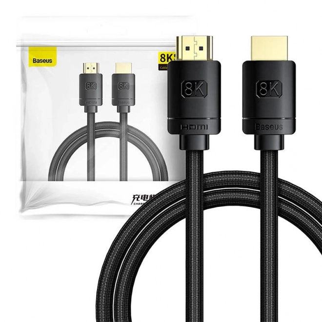 Baseus HDMI adaptér 8K 1m čierny