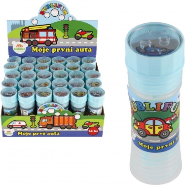 Bublifuk Moje prvé autá 50 ml, 30 ks v boxe