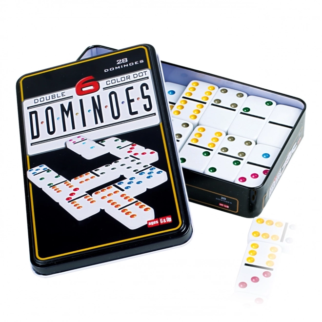 Small Foot domino s 6 farbami