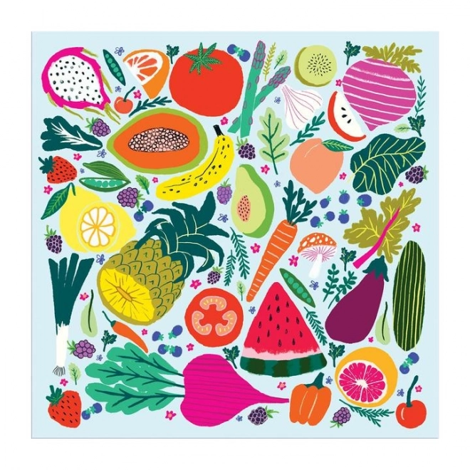 Štvorcové puzzle Záhradné cukrovinky 500 dielikov