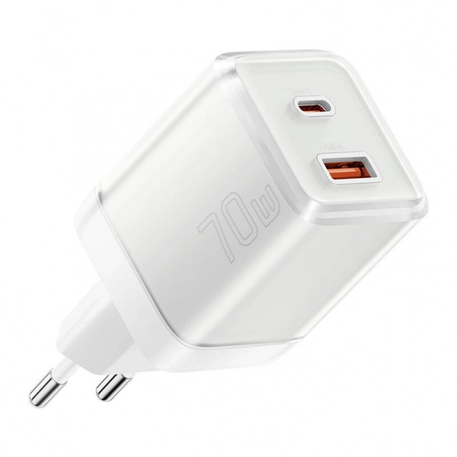 Nabíjačka do siete Yueqi 70W GaN USB-C + USB-A