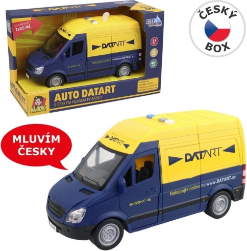 MaDe dodávka DATART so svetlami a českým hlasom, 22 cm