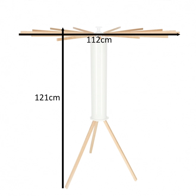 Stojaca skladacia sušička na bielizeň 112 x 112 cm