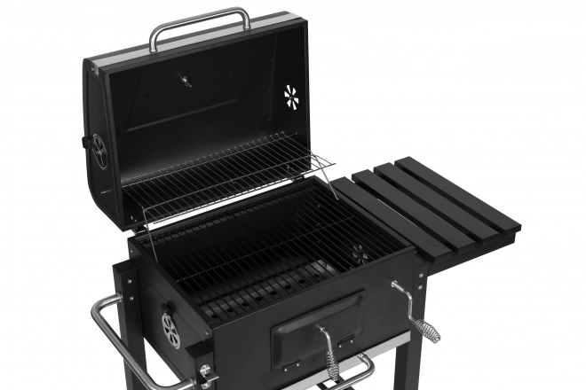 Veľký záhradný gril s pokrievkou a ventilátorom