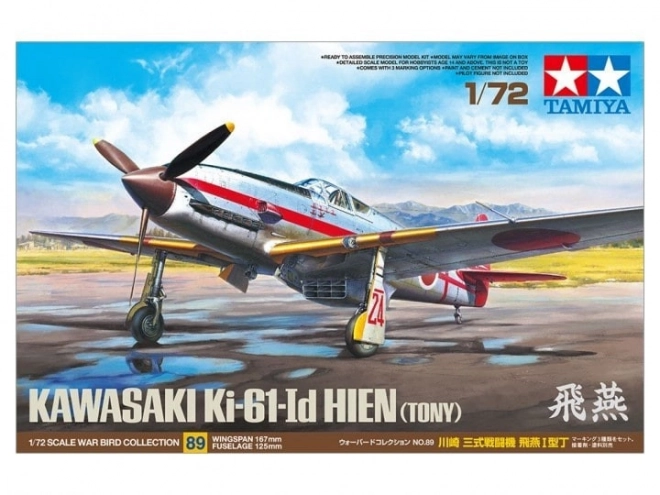 Plastikový model lietadla Kawasaki Ki-61 Id Hien Tony