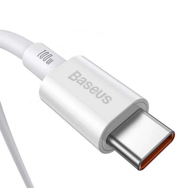 Kábel Baseus Superior Series USB-C na USB-C, 100 W, 2 m (biely)