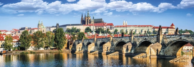 Panoramatické puzzle Pražský hrad