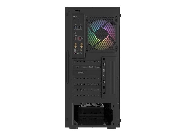 Počítačová skriňa Fury Shobo SH4 RGB s oknom čierna