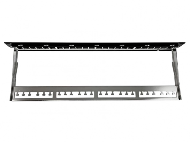 Patch panel prázdny 24 portov 1U modulárny