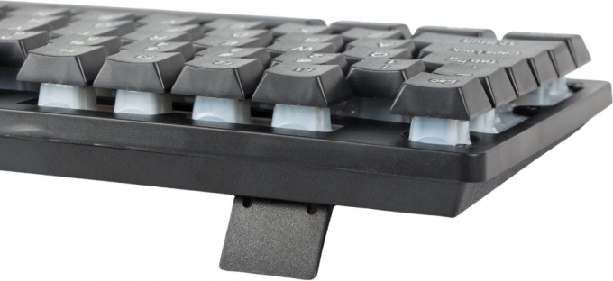 Herná klávesnica s tichými membránovými spínačmi a RGB podsvietením, USB