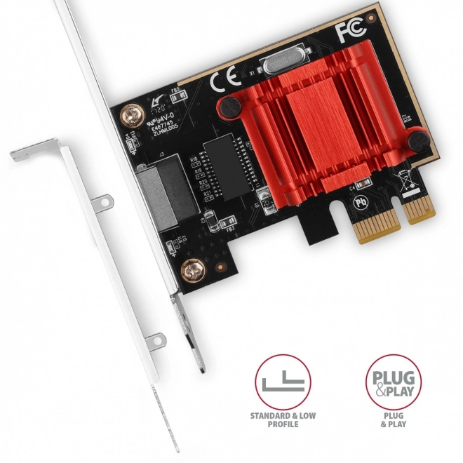 PCIe karta sieťová gigabit ethernet AXAGON Intel i210AT