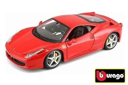 Ferrari 458 Italia červená model 1:24