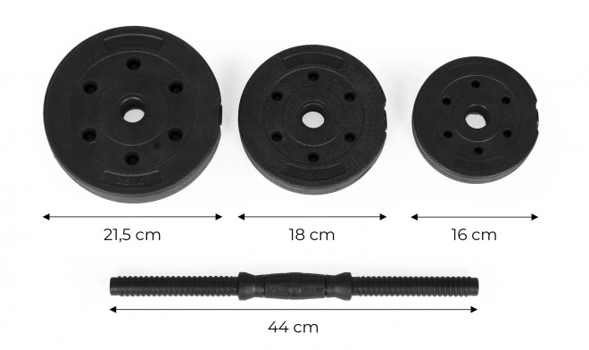 Nastaviteľná činka set 20 kg na posilňovacie cvičenie
